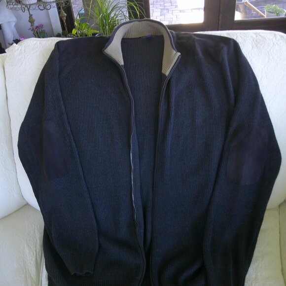 Men's Ribbed 2XLT Brown Jacket - Picture 5 of 5